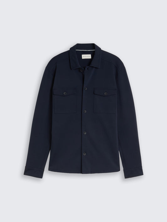Sweat–Overshirt mit Taschen