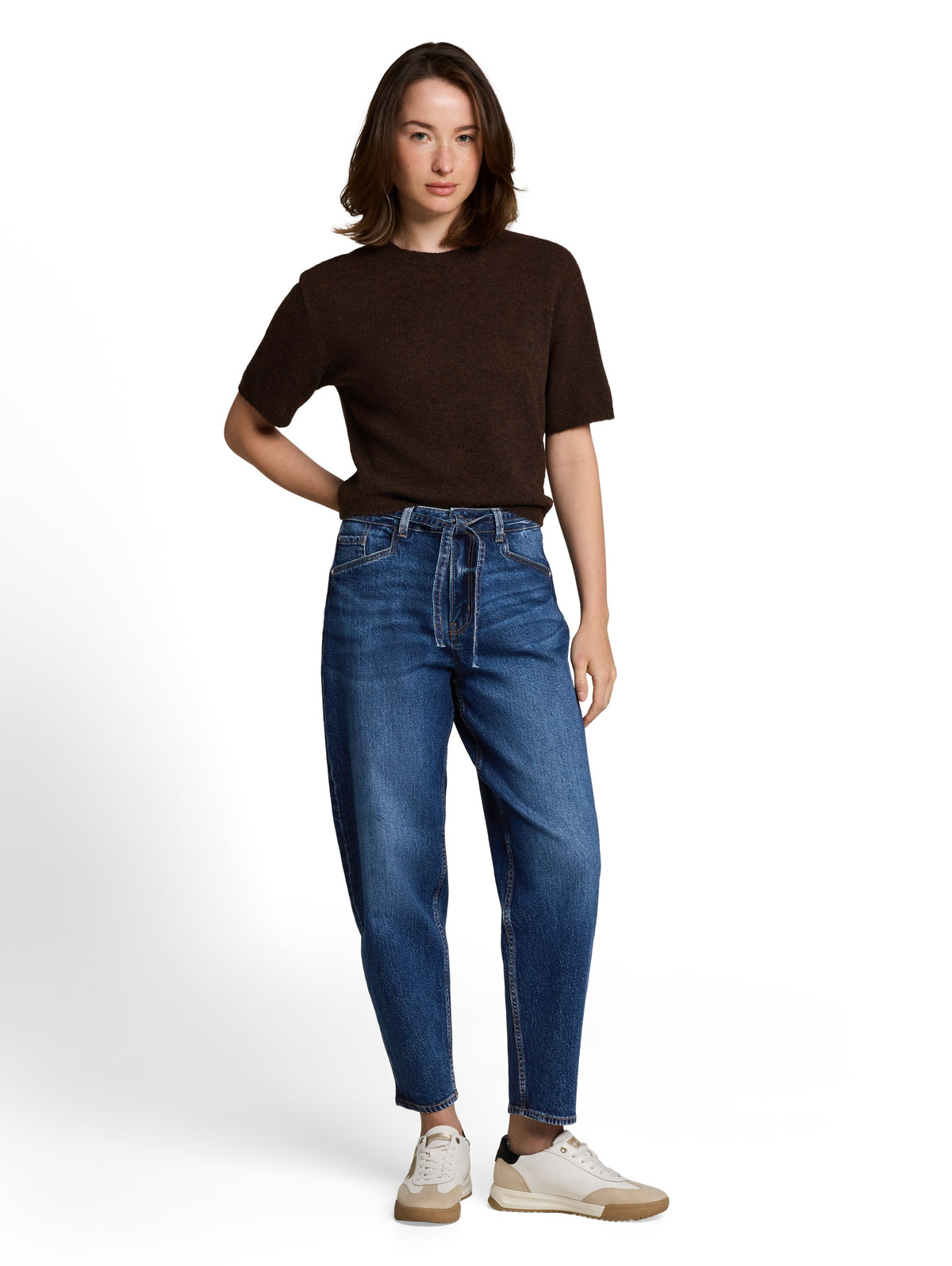 TTADEA BARREL Jeans mit Gürtel