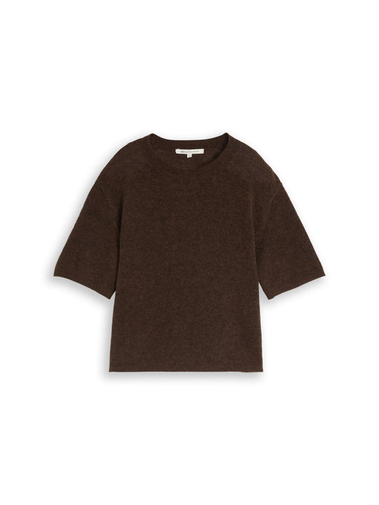 Lightweight Strickpullover mit Alpaka-Anteil
