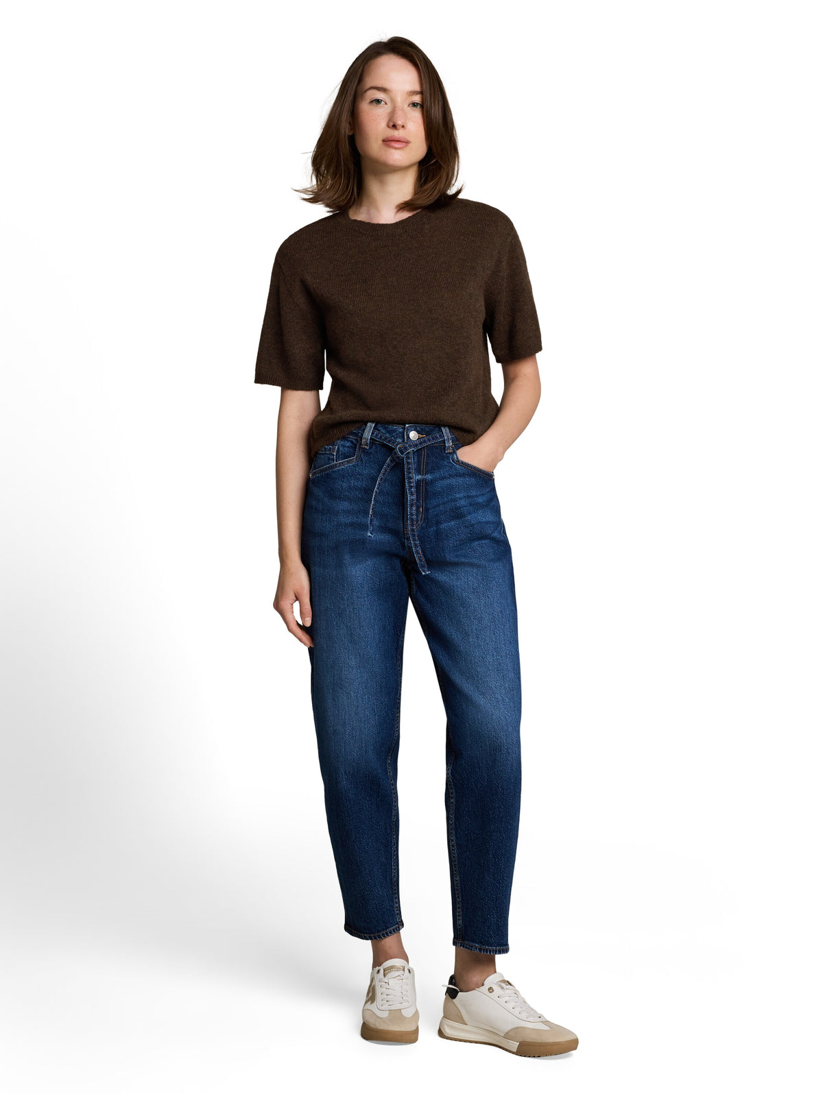 Lightweight Strickpullover mit Alpaka-Anteil