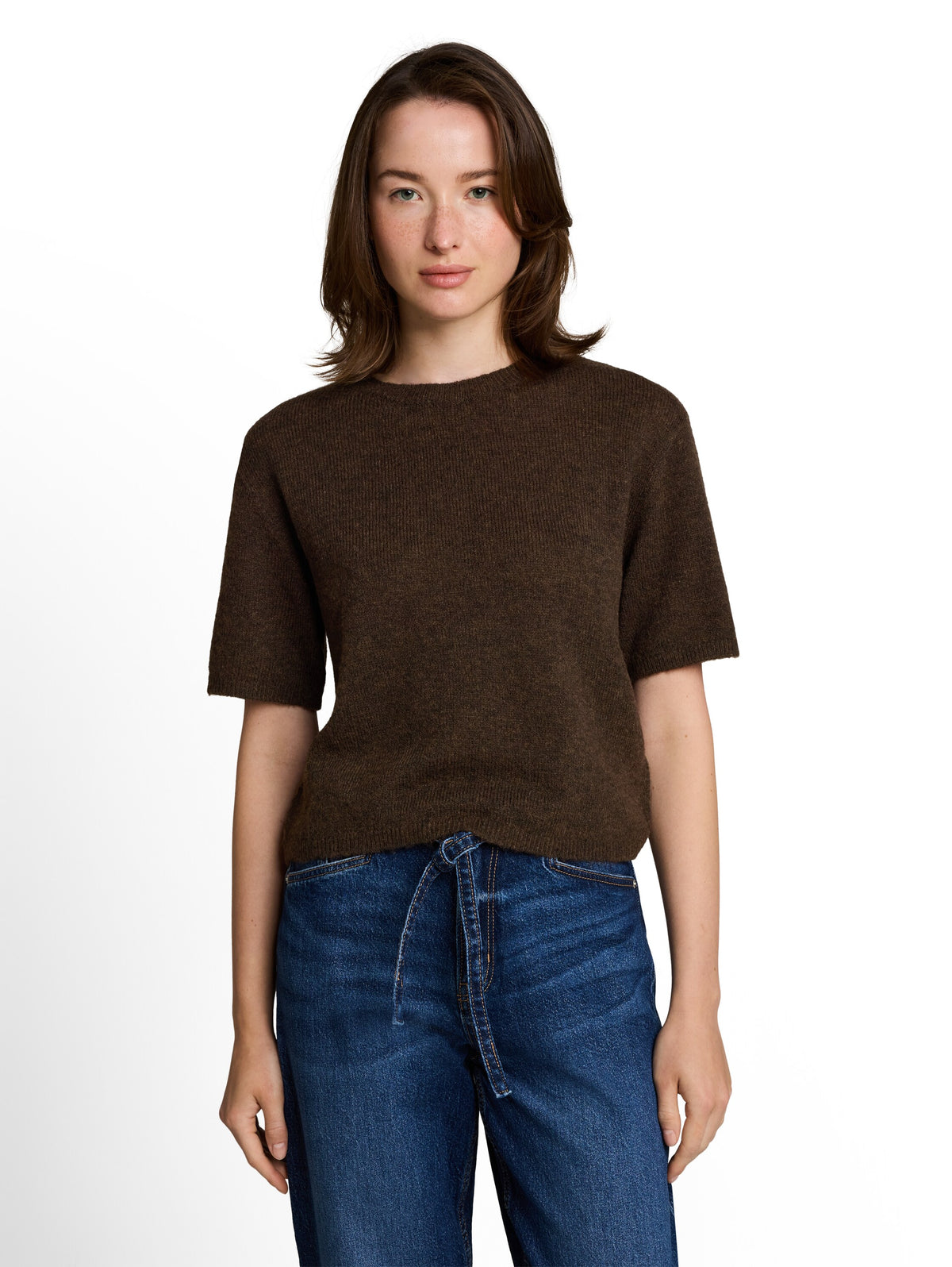Lightweight Strickpullover mit Alpaka-Anteil