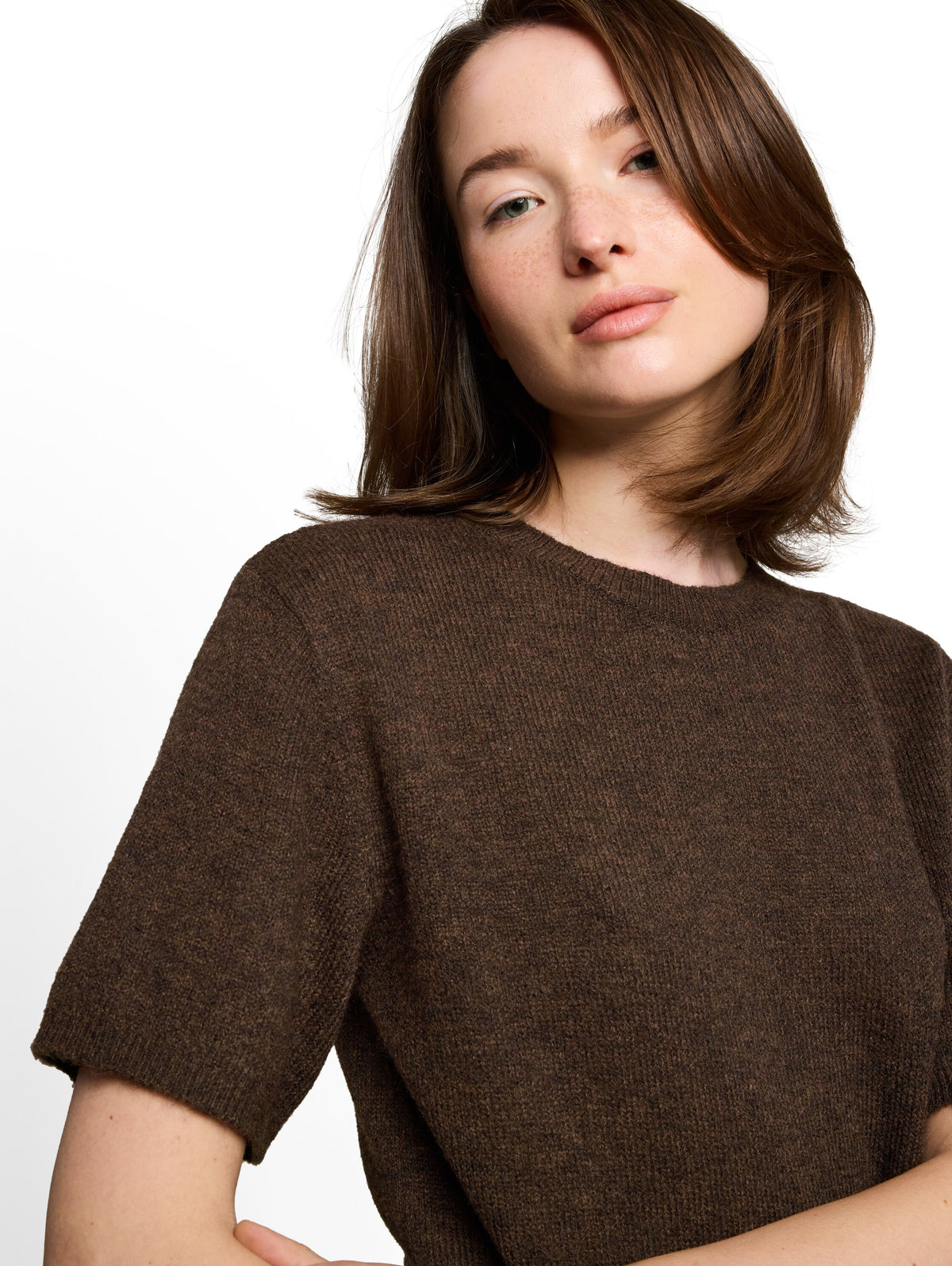 Lightweight Strickpullover mit Alpaka-Anteil