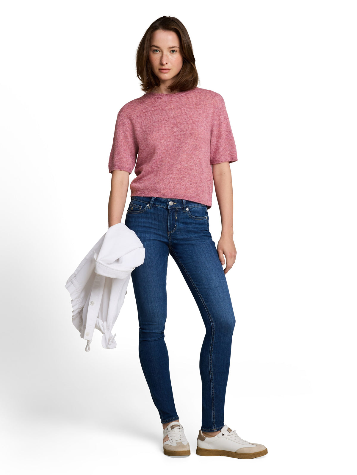 Lightweight Strickpullover mit Alpaka-Anteil