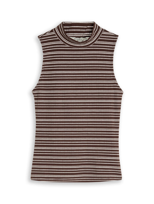 Slim Fit Top mit Stehkragen