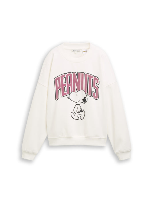 Sweatshirt mit Snoopy-Print