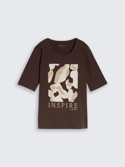 Slim Fit T-Shirt mit Print