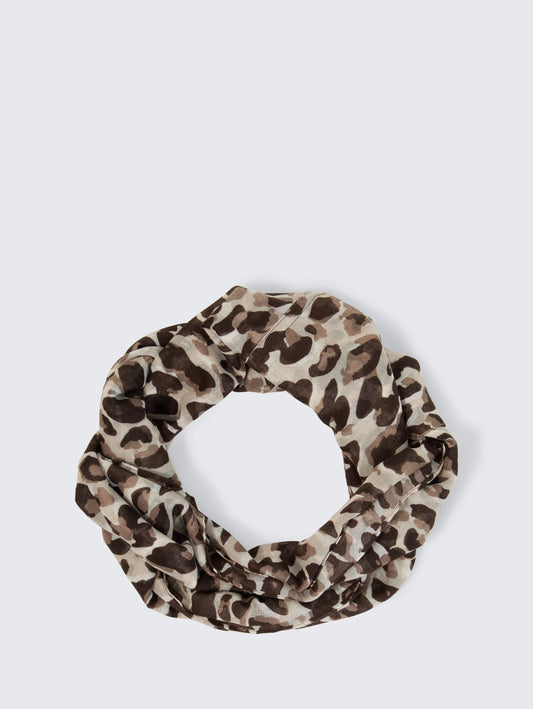 Loop-Schal mit Muster
