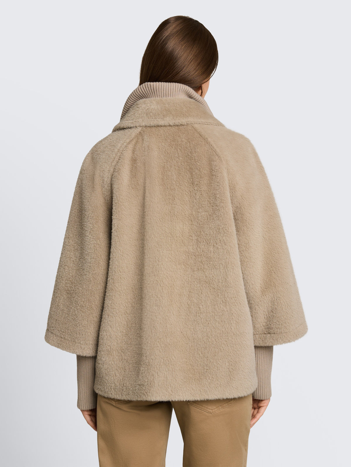 Cosy Cape Jacke im 2-in-1-Look