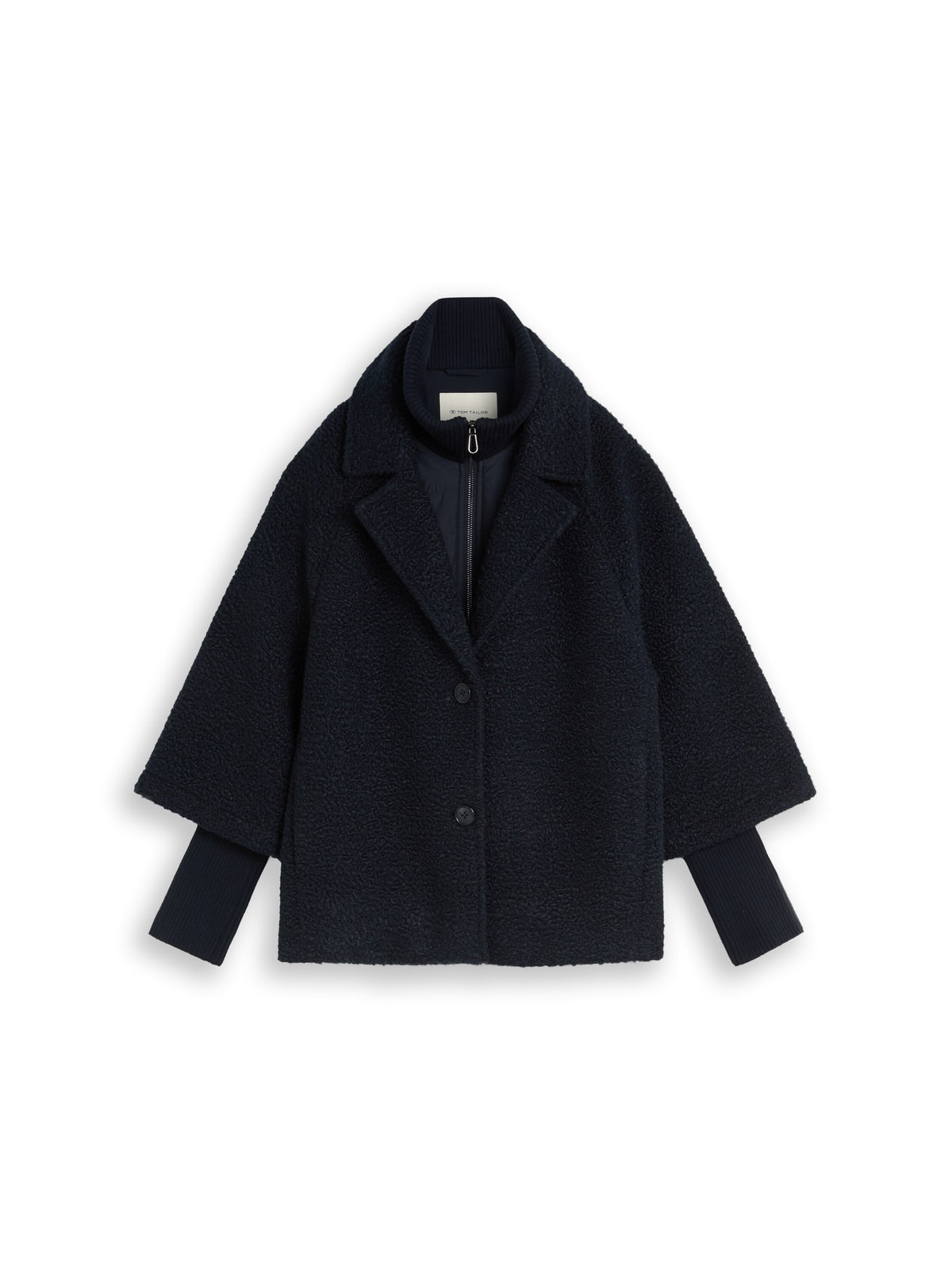 Cosy Cape Jacke im 2-in-1-Look