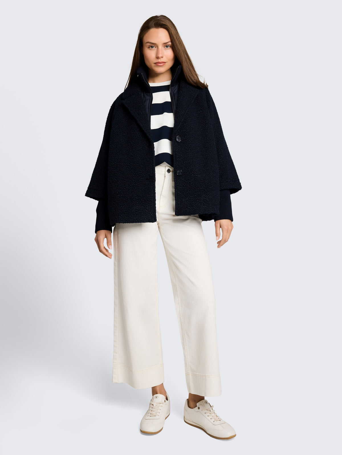 Cosy Cape Jacke im 2-in-1-Look