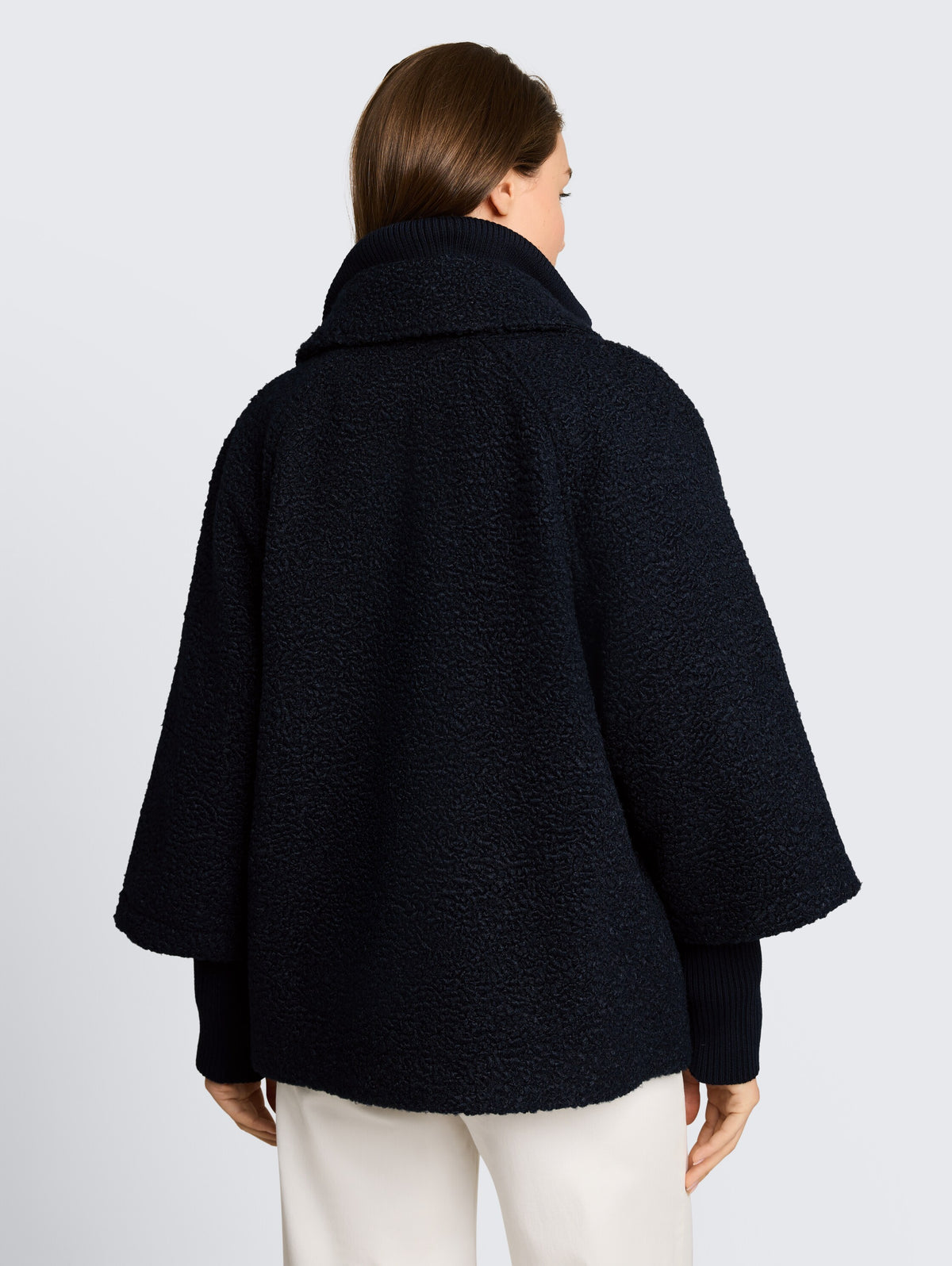Cosy Cape Jacke im 2-in-1-Look