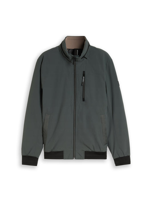 Blouson Jacke mit verstaubarer Kapuze