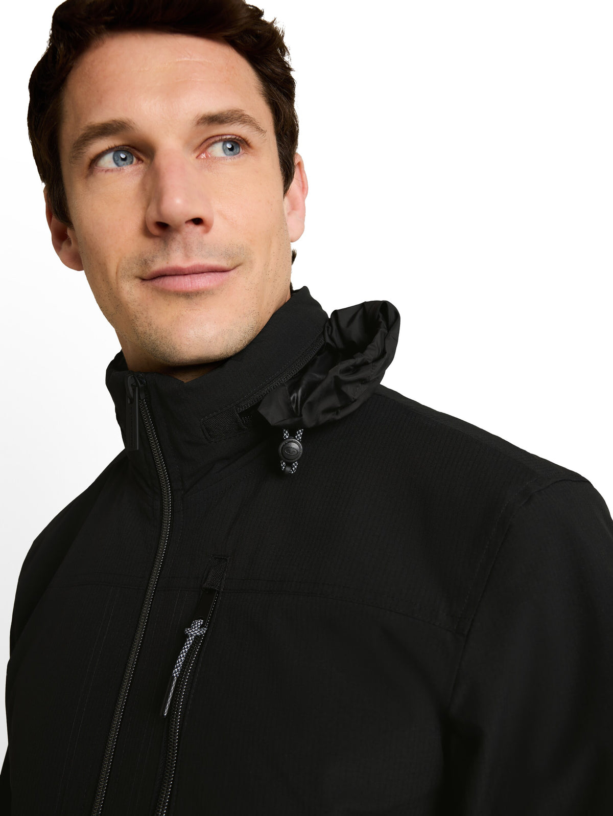 Blouson Jacke mit verstaubarer Kapuze