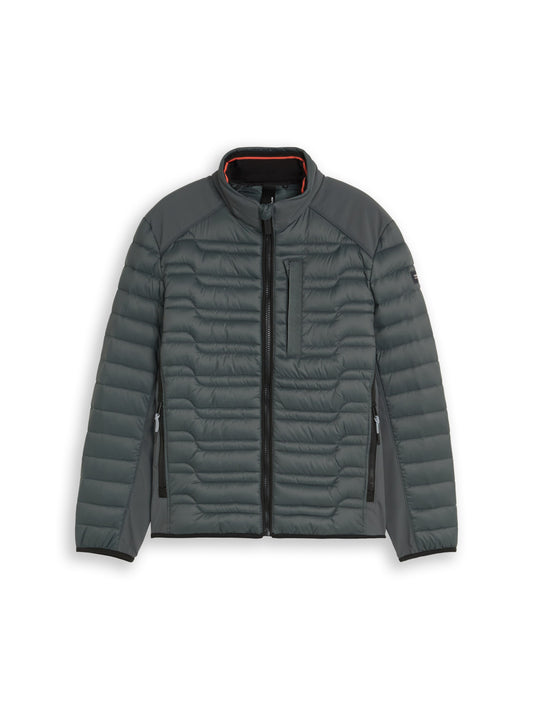 Lightweight Hybrid Steppjacke mit Stehkragen
