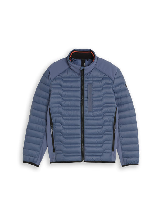 Lightweight Hybrid Steppjacke mit Stehkragen