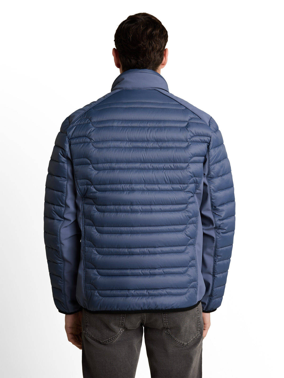 Lightweight Hybrid Steppjacke mit Stehkragen