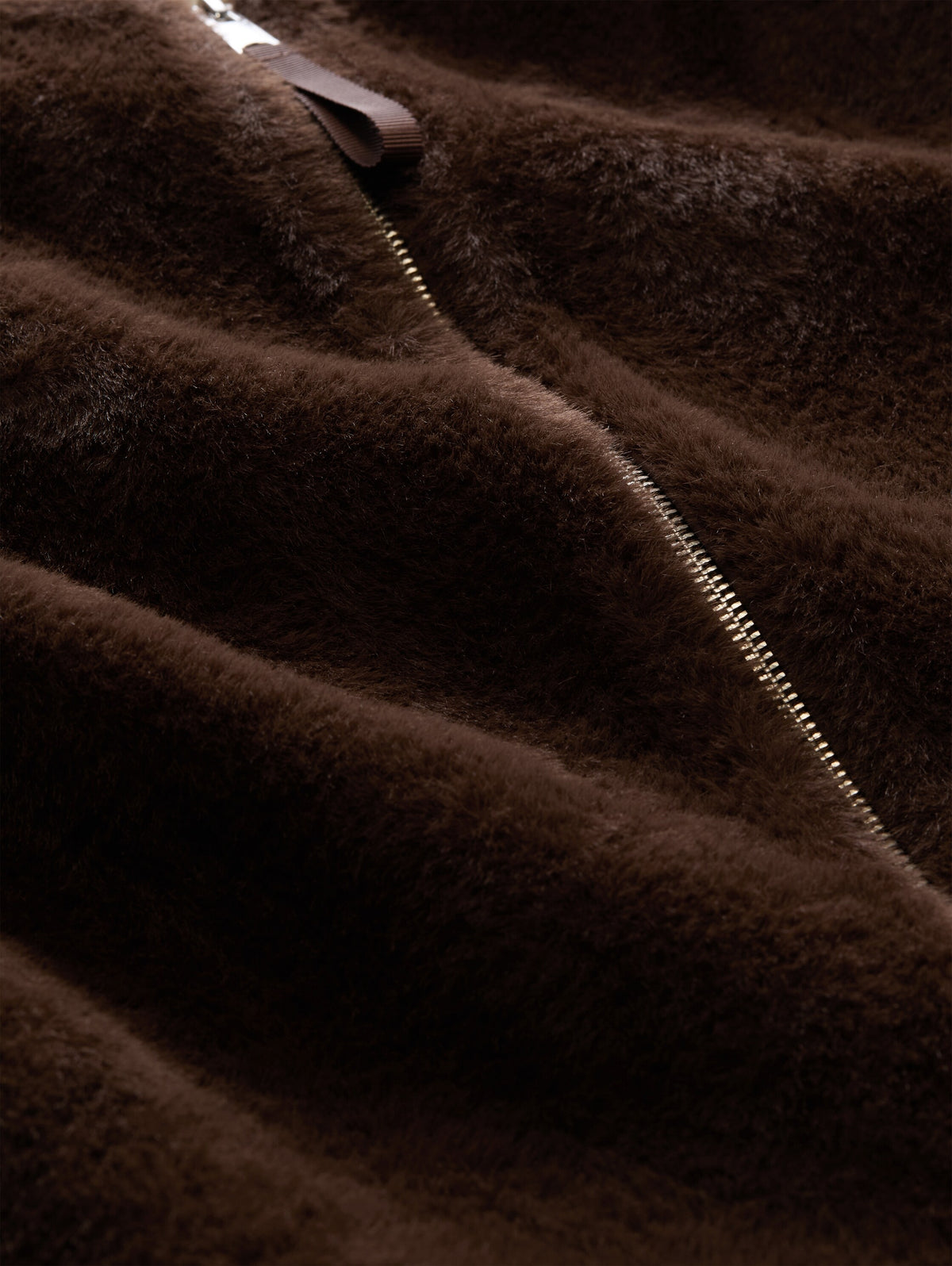 Fake-Fur Weste mit Taschen