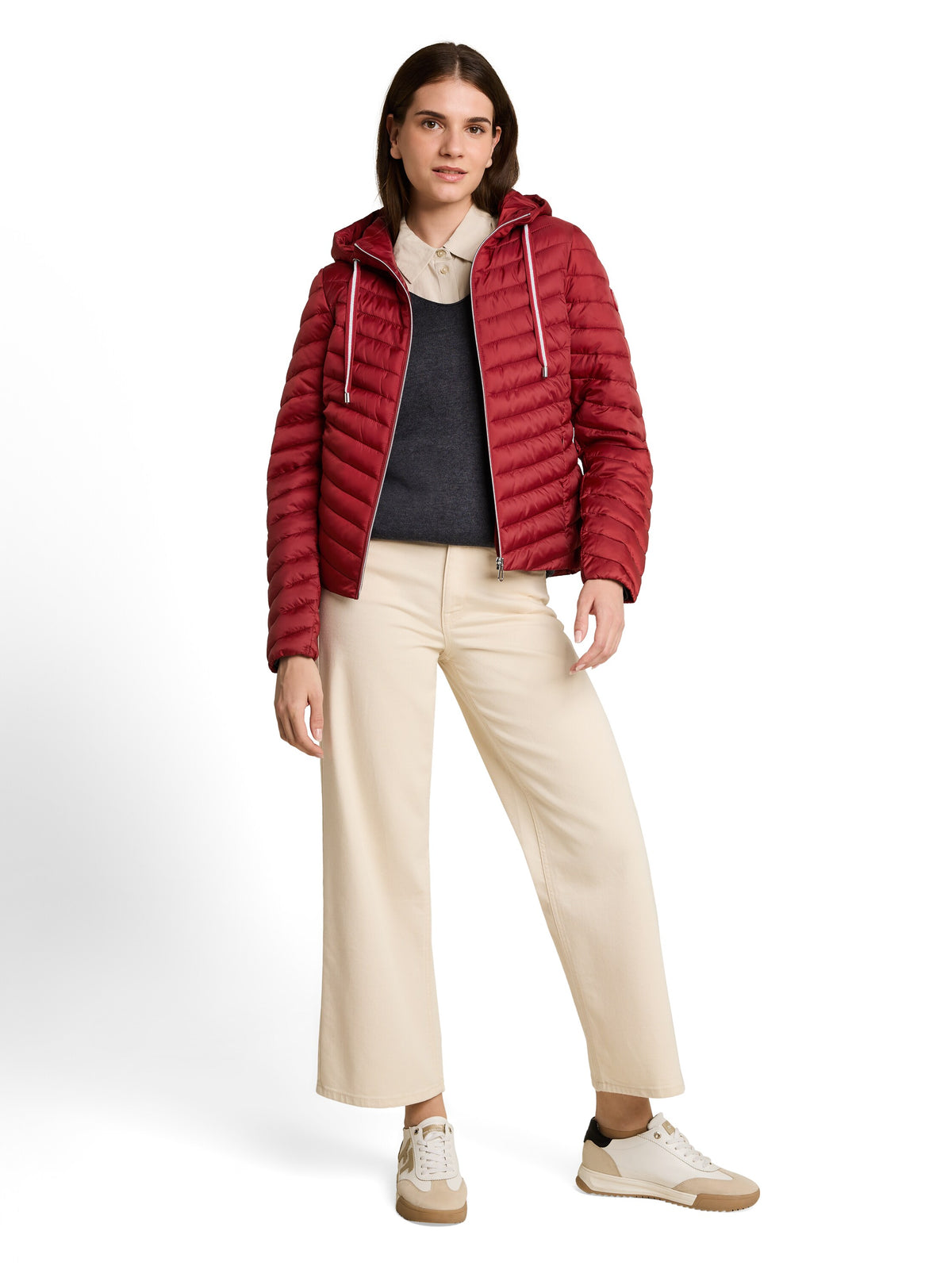 Lightweight Steppjacke mit Kapuze
