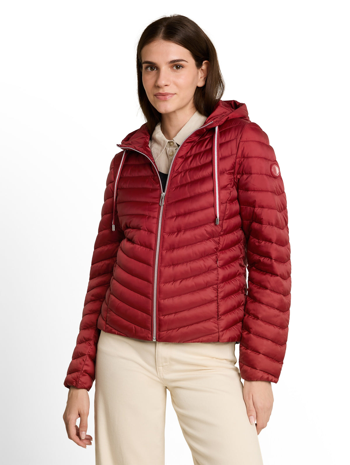 Lightweight Steppjacke mit Kapuze