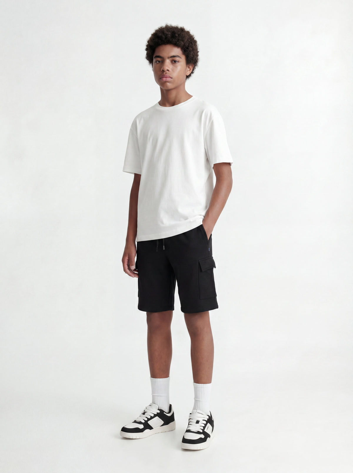 JPSTBRADLEY SWEAT CARGO SHORTS SN JNR