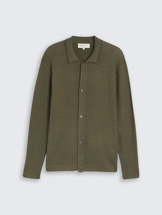 Relaxed Fit Strickjacke