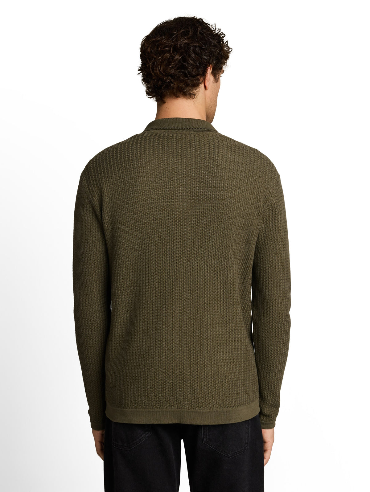 Relaxed Fit Strickjacke