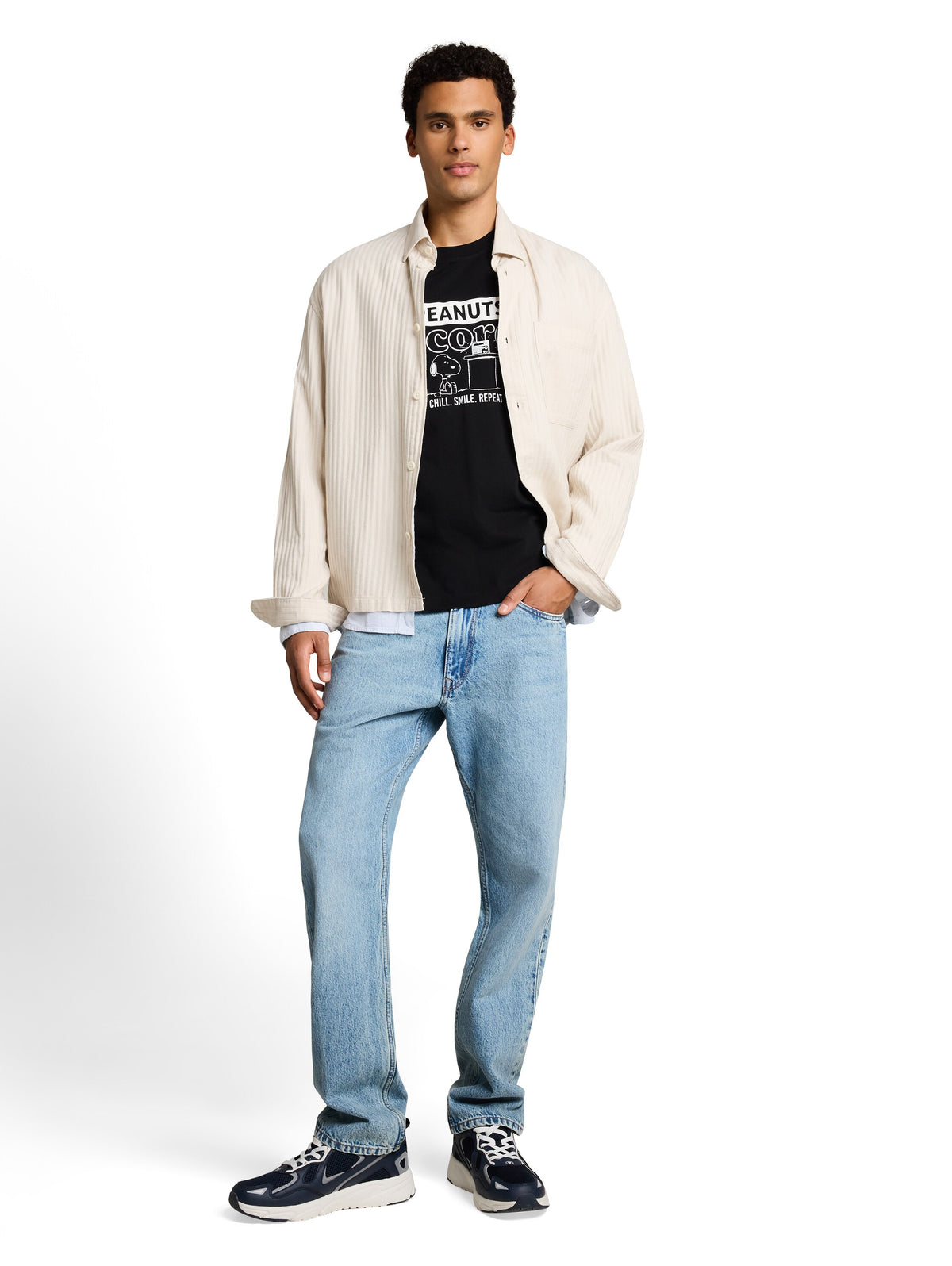 Relaxed Fit T-Shirt mit Snoopy-Print