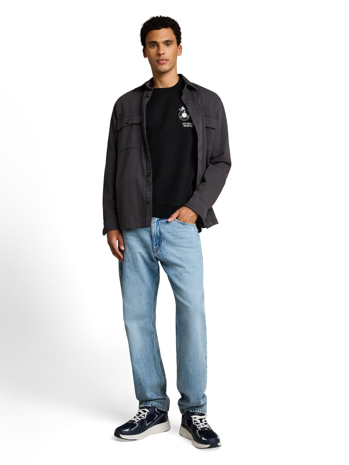 Relaxed Fit Sweatshirt mit Snoopy-Rückenprint