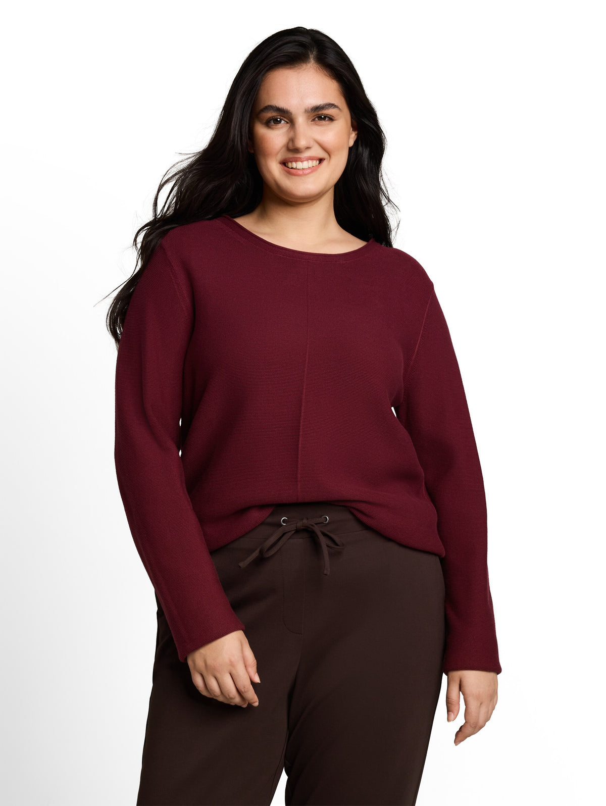 Plus Size - Strickpullover aus Baumwolle