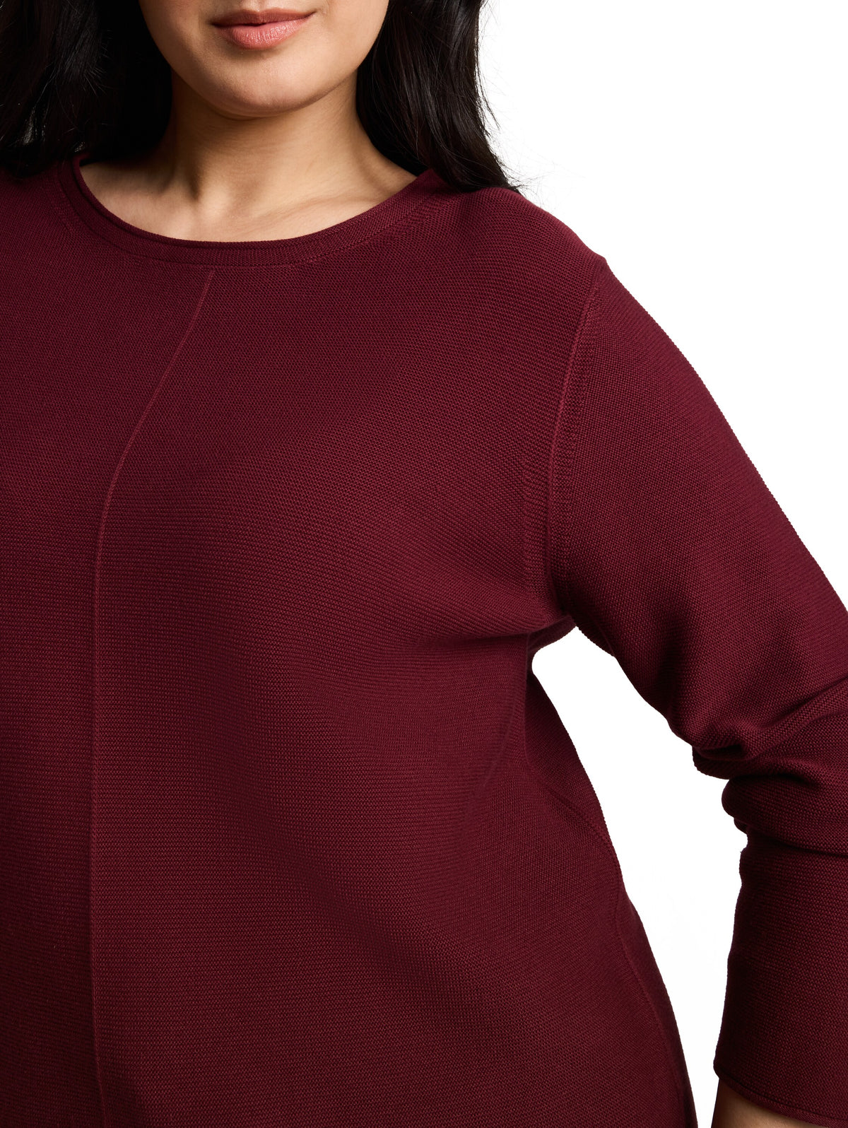 Plus Size - Strickpullover aus Baumwolle