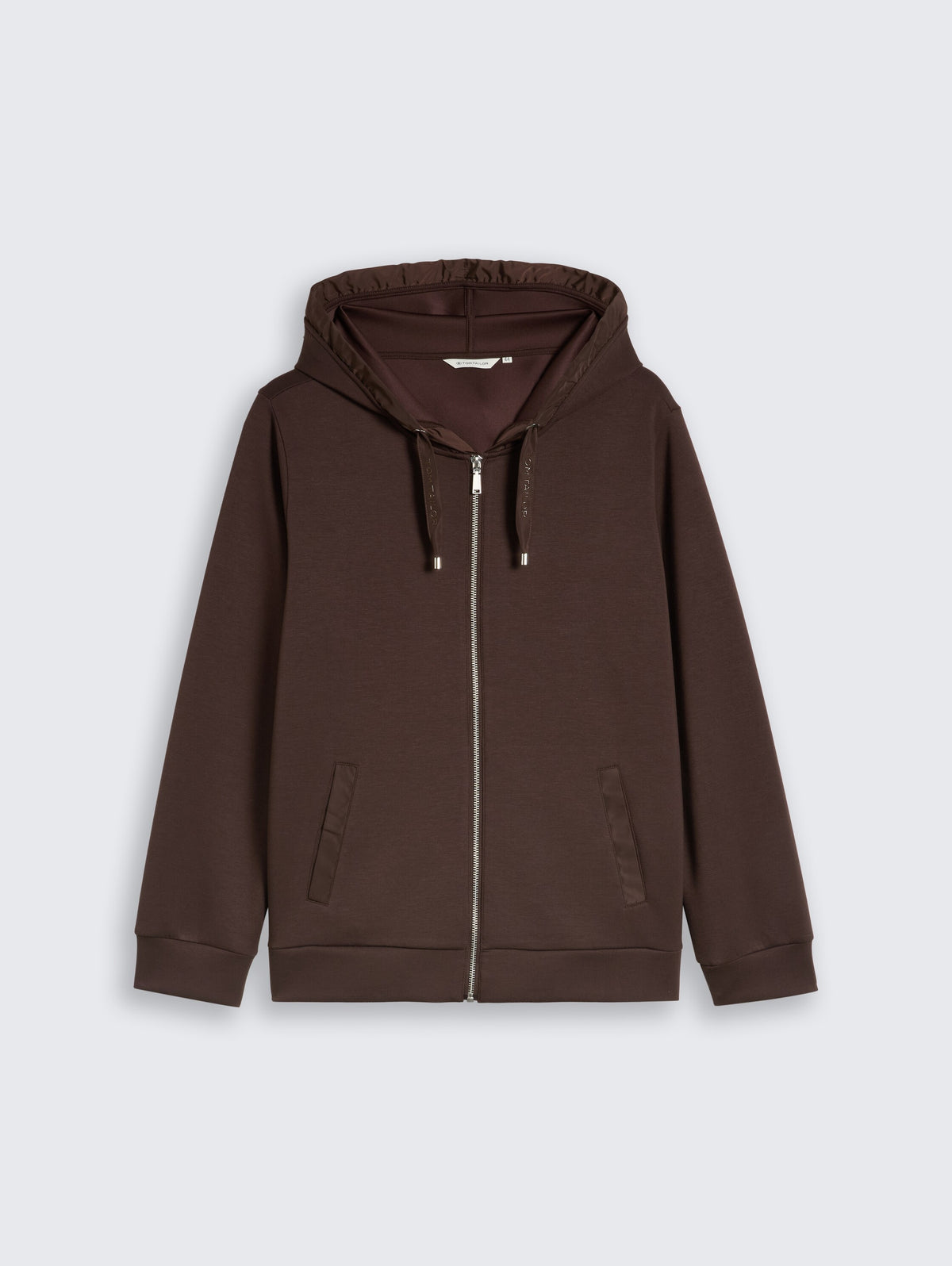 Plus Size - Hoodie Sweatjacke aus Scuba