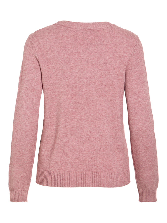 VIRIL O-NECK L/S  KNIT TOP - NOOS