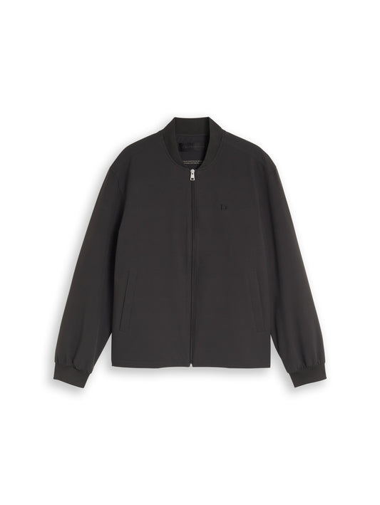 Blouson Jacke mit Logo-Stickerei