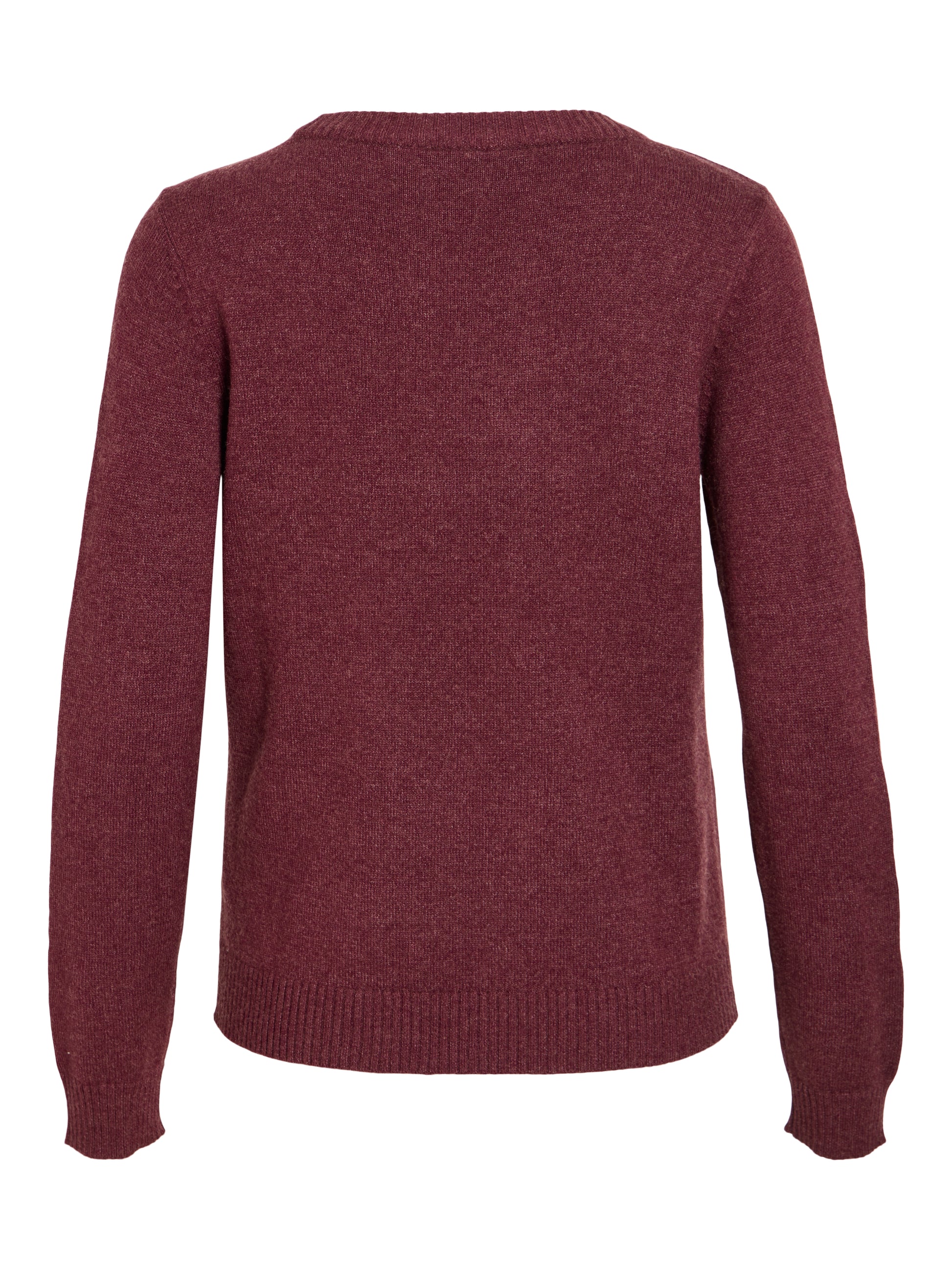 VIRIL O-NECK L/S  KNIT TOP - NOOS