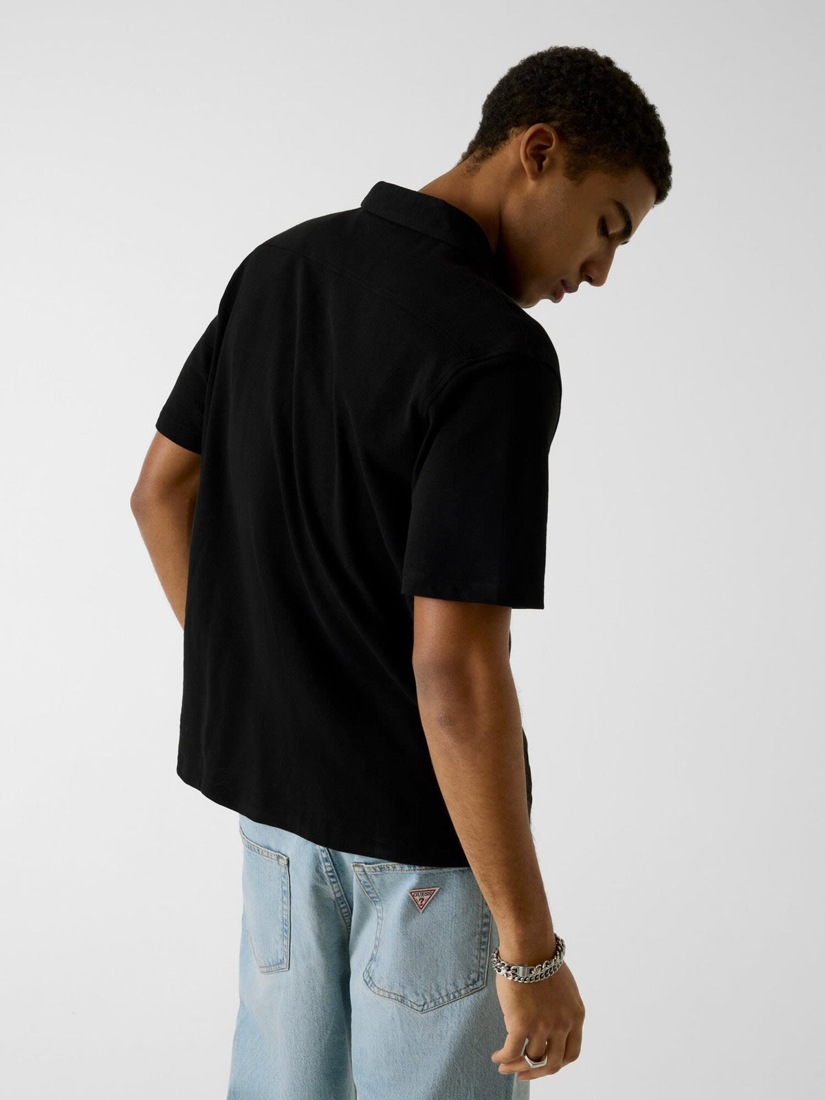 GJ REG FIT SLUB PIQUE SS SHIRT