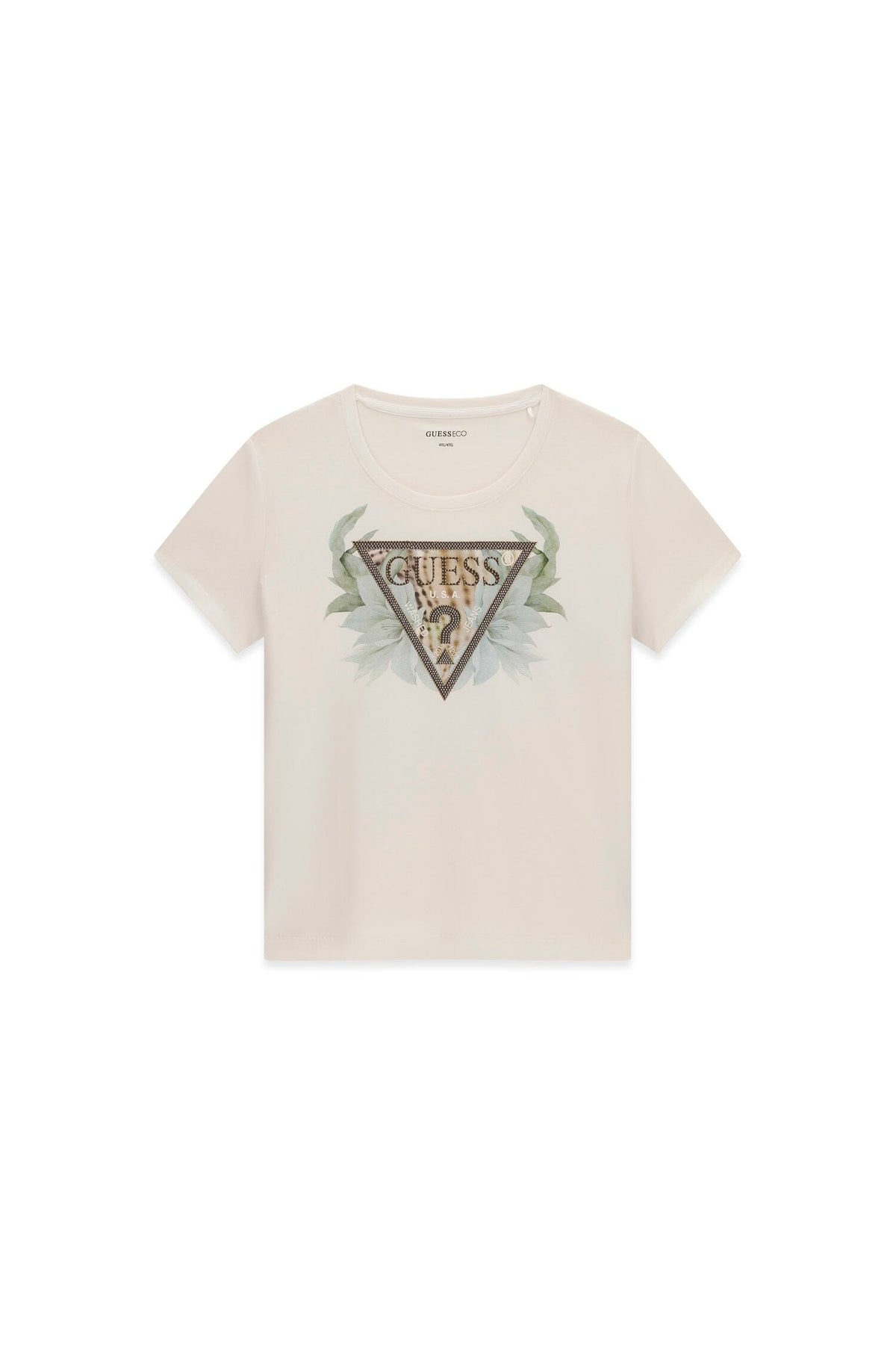 SS CN FLOWER TRIANGLE TEE