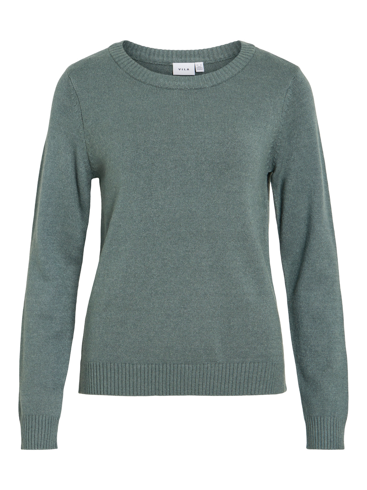 VIRIL O-NECK L/S  KNIT TOP - NOOS