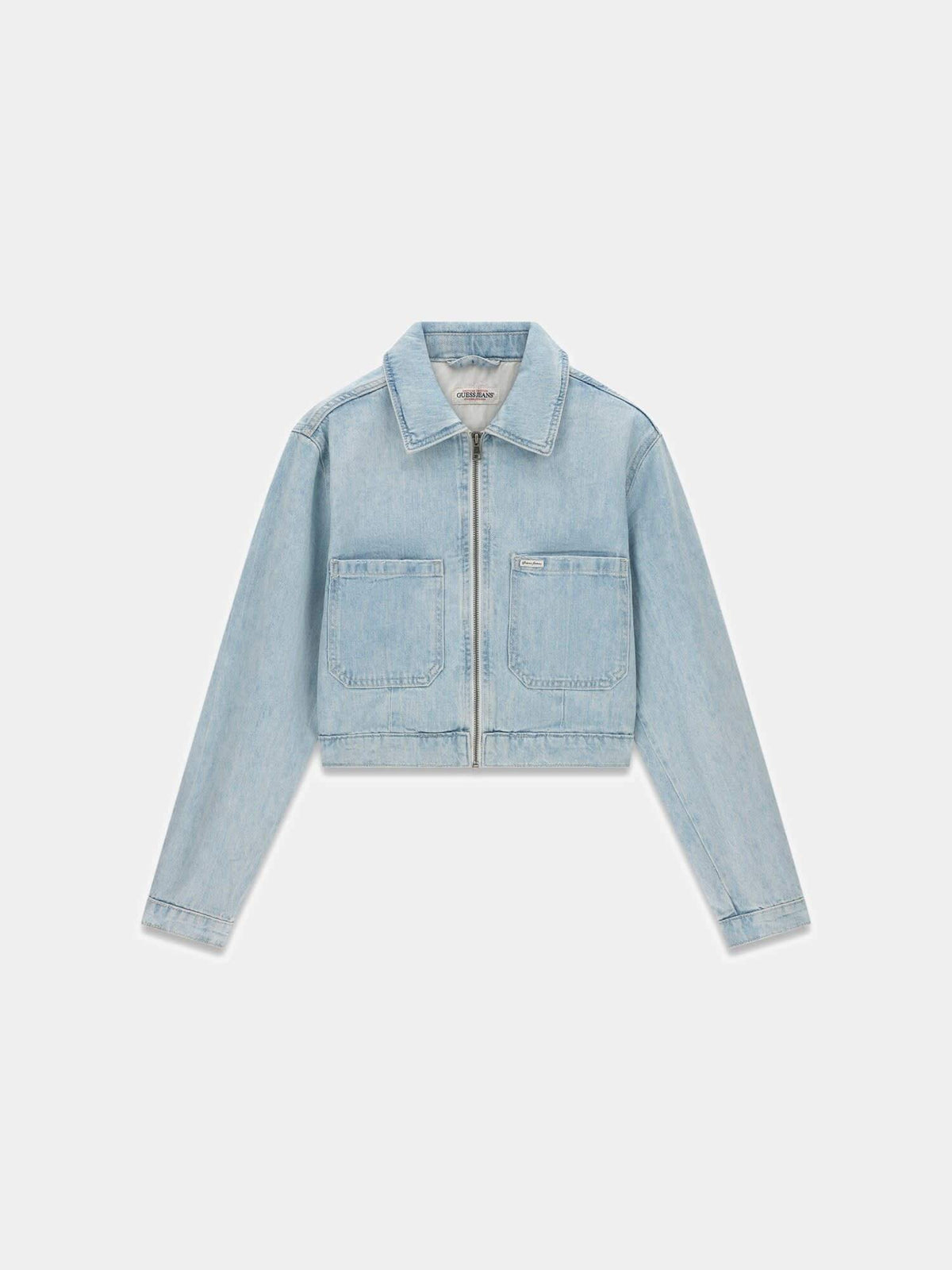 GJ CROPPED ZIPPED TRUCKER