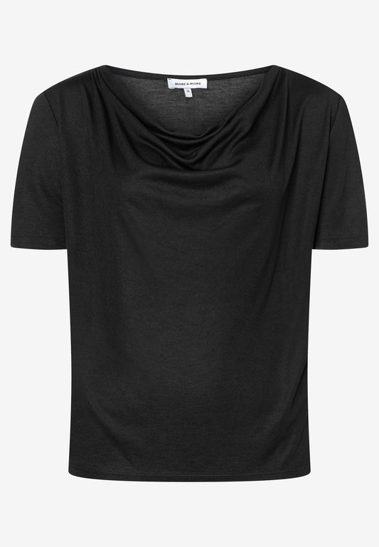 Shirt mit Wasserfall-Ausschnitt
