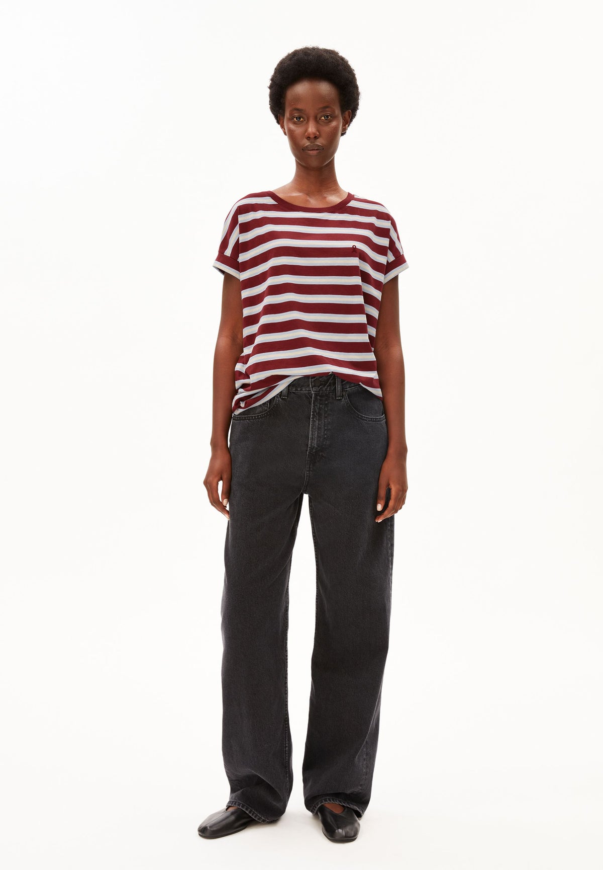 IDAARA STRIPE T-SHIRT
