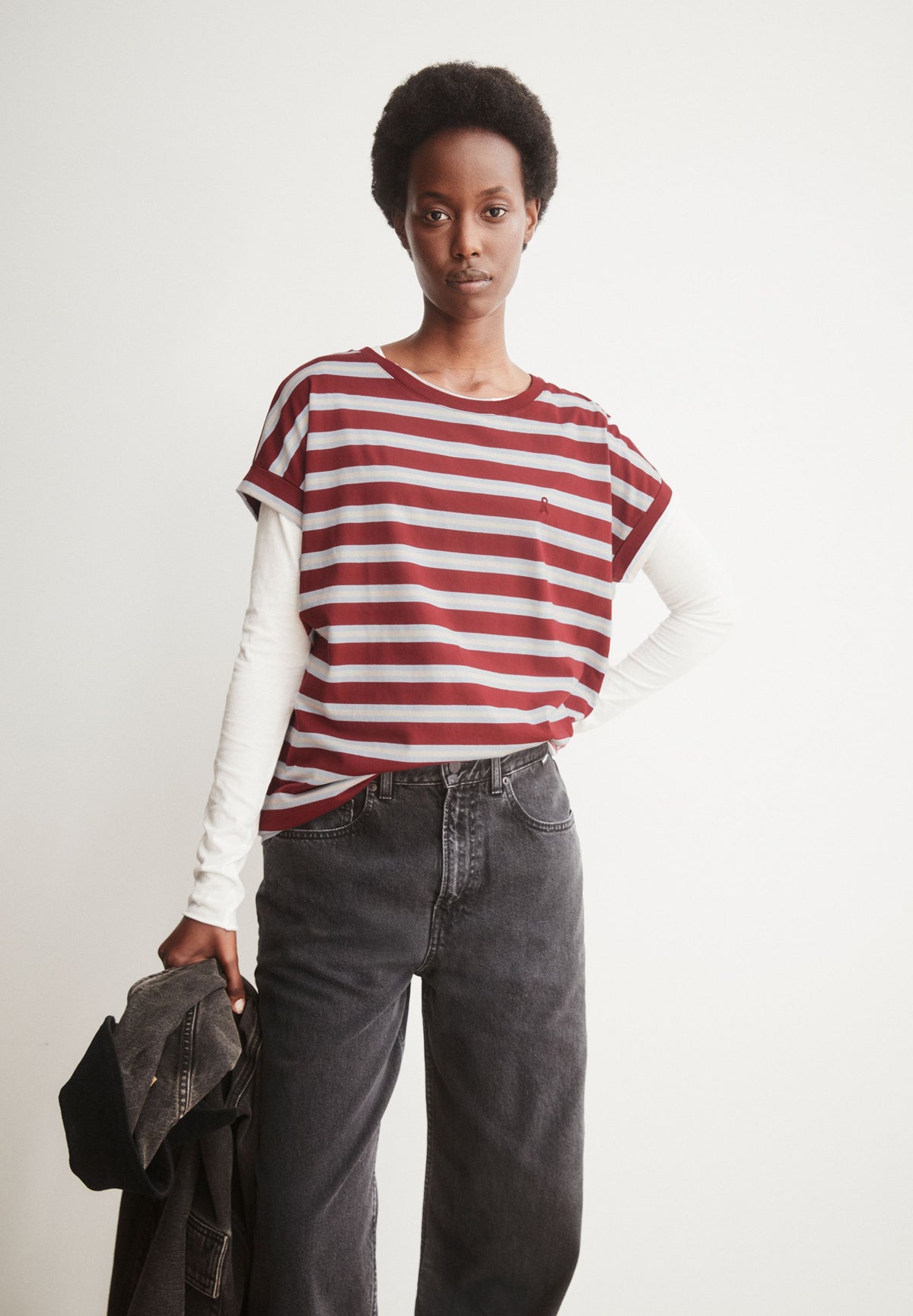 IDAARA STRIPE T-SHIRT