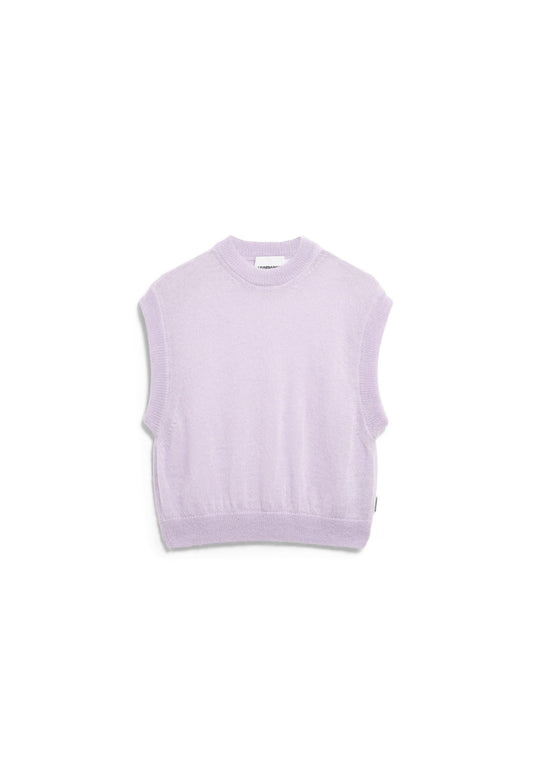 MOHAIR BLEND KNIT VEST