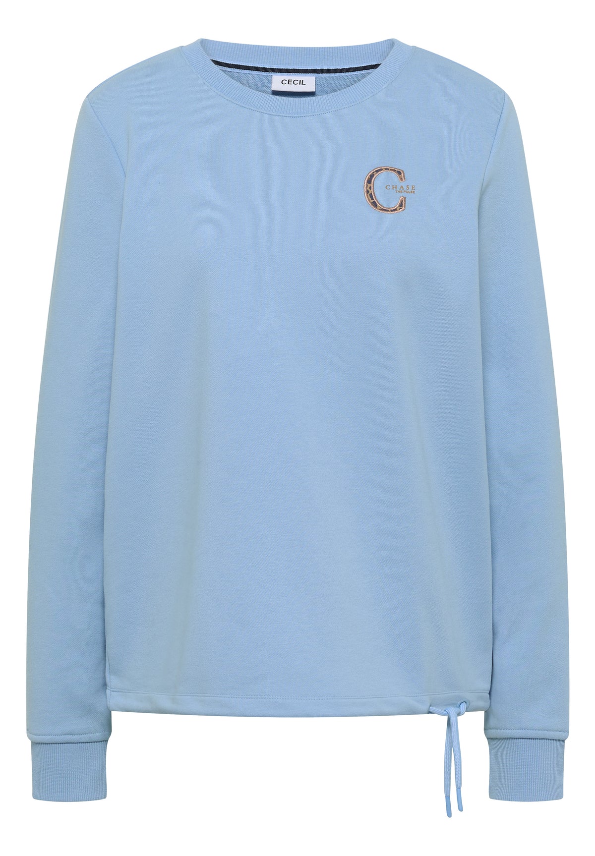 Sweatshirt mit Rundhals und Tunnelzug