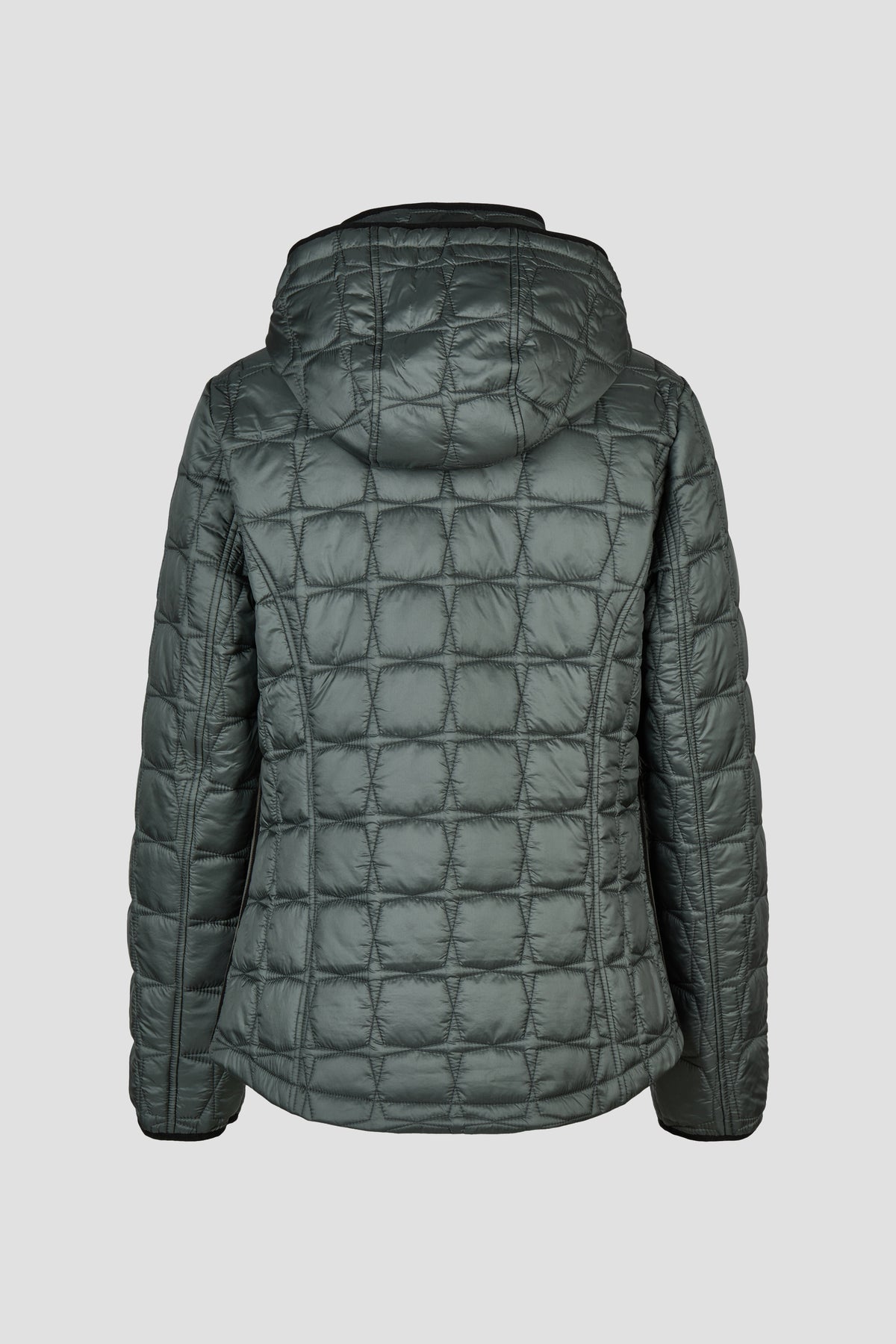 Sandwich-Steppjacke mit Kapuze