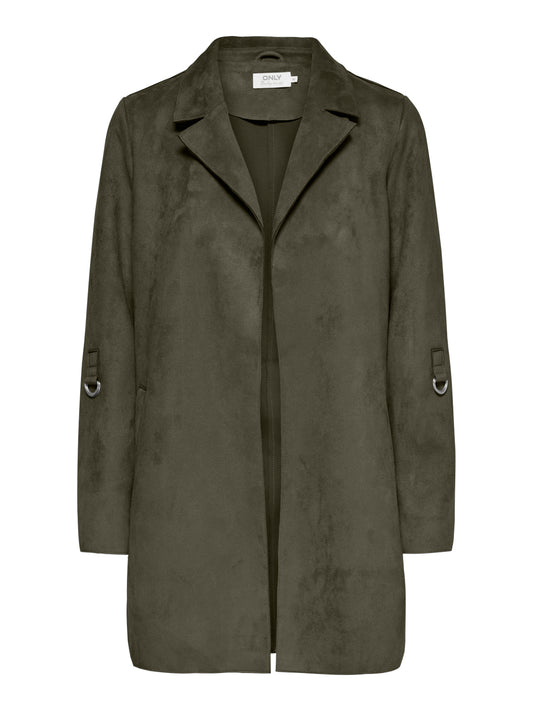 ONLJOLINE FAUX SUEDE COAT OTW NOOS