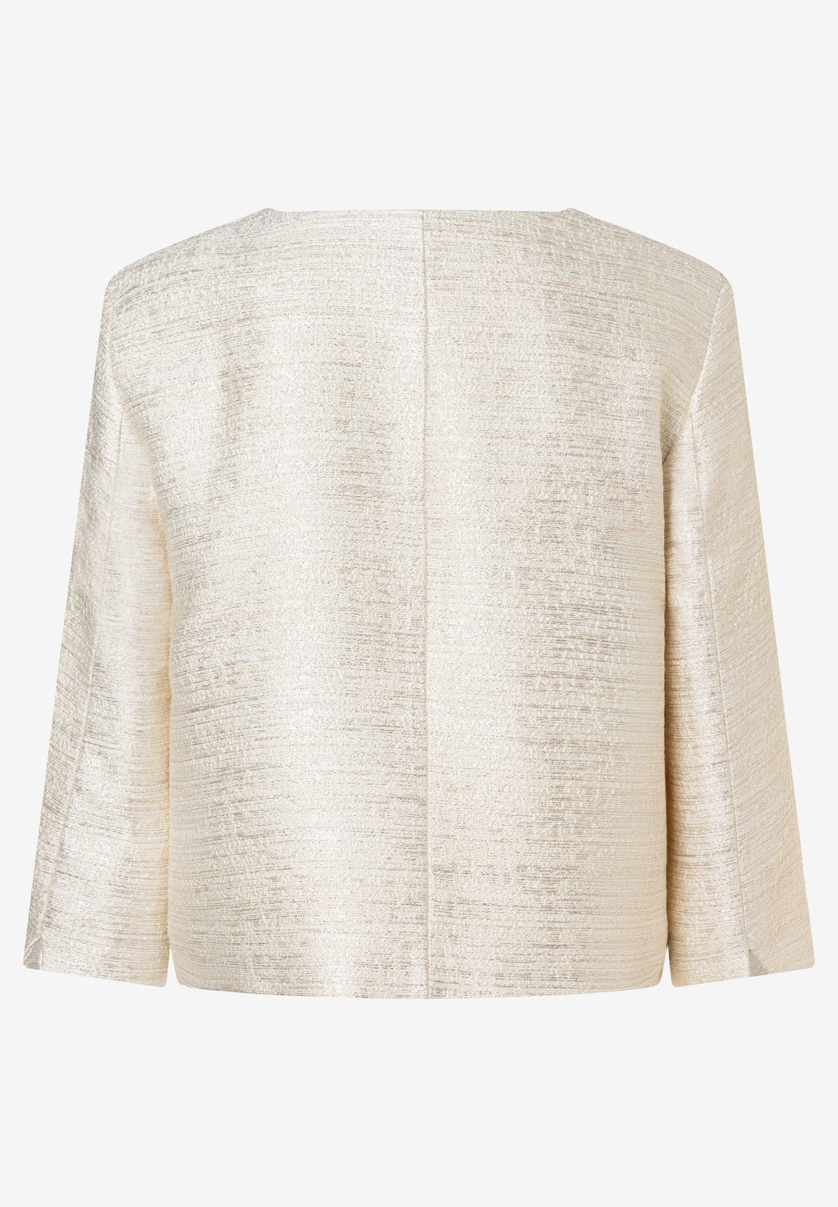 Boucléjacke mit Glanzeffekt