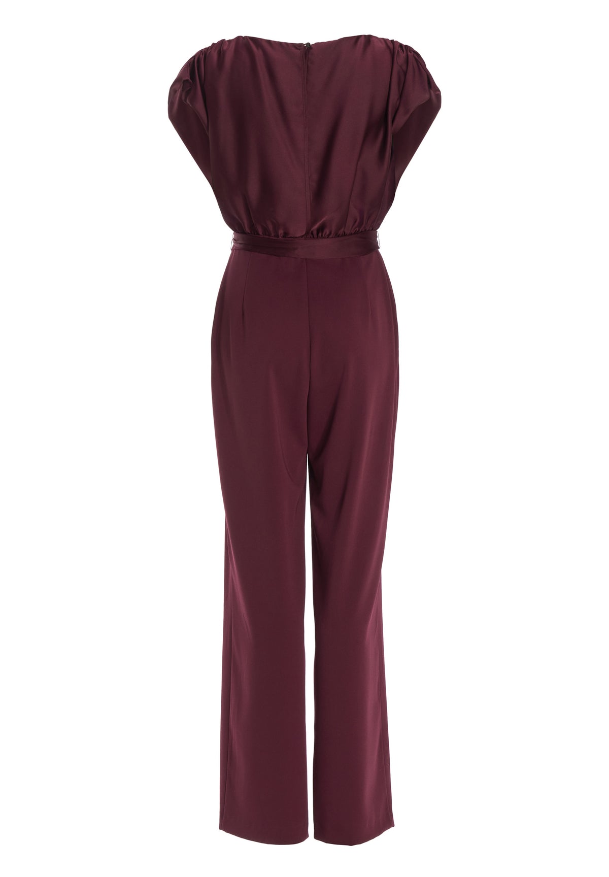 Jumpsuit aus Material-Mix