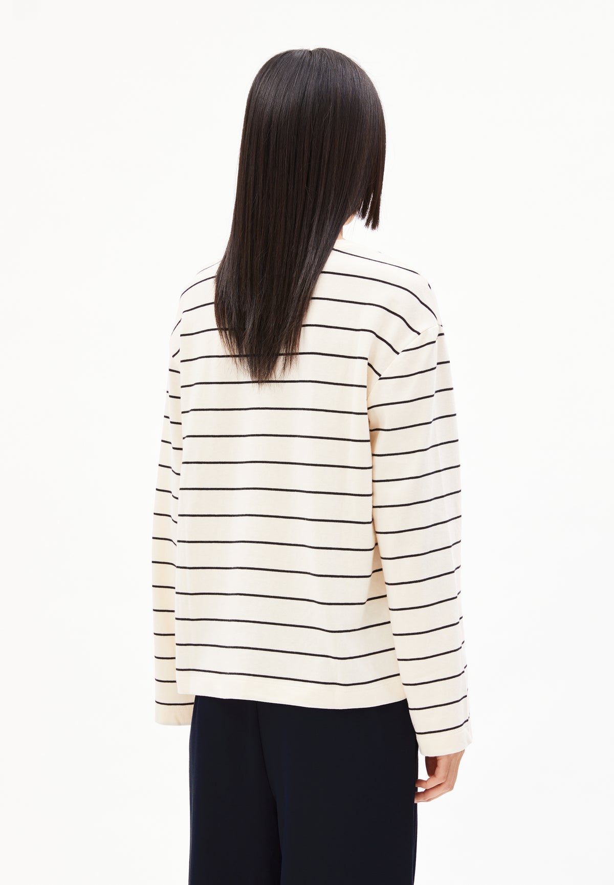 MARYNAA FINE STRIPE LONGSLEEVE