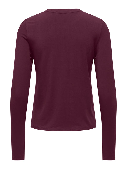 ONLBAMBOO L/S O-NECK TOP JRS