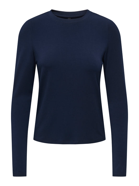 ONLBAMBOO L/S O-NECK TOP JRS